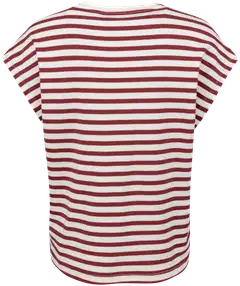 House naisten raidallinen t-paita 213H261701 - red white - 2