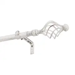 Ihanin verhotangon kannakkeet valkokulta 19mm 2kpl/pss - 5