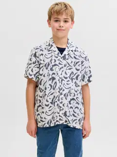 JJ REBEL JUNIOR lasten kauluspaita - Folkstone Gray - 2