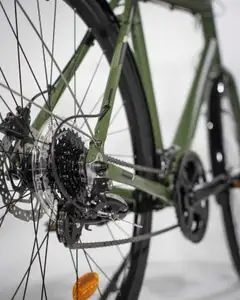 Insera Reflex 28" retkipyörä 24-vaihdetta runko 53 cm vihreä army - 4