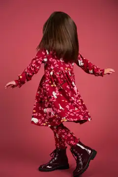 Martinex Muumi lasten mekko Kiipeilypuu 588741 - burgundi - 4