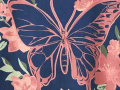 Actuelle naisten yöpaita 212A042605 - Navy Peony - 5