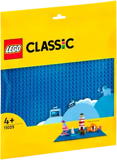 LEGO® Classic Sininen rakennuslevy 11025 Rakennussarja; Loputtomasti luovia leikkejä yli 4-vuotiaille LEGO rakentajille (1 osa) - 2