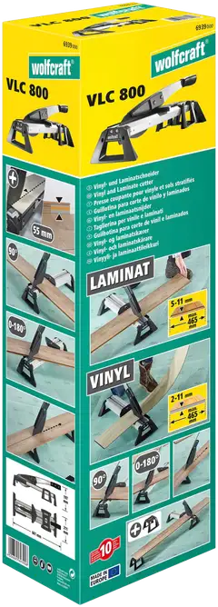 Wolfcraft Vinyyli ja laminaattileikkuri VLC800 - 6