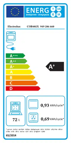 Electrolux erillisuuni COB402X teräs - 7