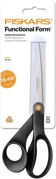 Fiskars Functional Form yleissakset 21cm musta - 6