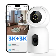 Imilab C30 Dual 3K+3K WiFi -valvontakamera kahdella objektiivilla sisäkäyttöön CMSXJ111A - 19