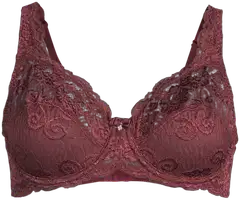 Actuelle naisten kaarituelliset rintaliivit Anna 211A332610 - Burgundy - 2