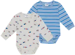 Ciraf vauvojen body Meriseikkailu 250B260440 2-pack - 11-0103tcx egret - 1