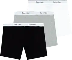Calvin Klein miesten bokserit 3-pack NB3964AMP1 - black /white /grey - 2