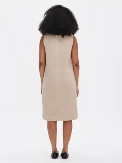 Nanso Naisten mekko Luoto - BEIGE - 4