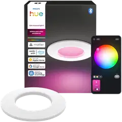 Philips Hue alasvalo 90mm valkoinen - 1