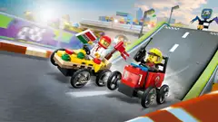 LEGO® City Great Vehicles 60458 Pizza-auto vastaan  paloauto – kilpa-autopakkaus - 6