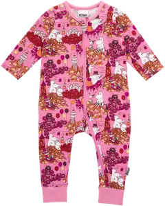 Martinex Muumi vauvojen pyjama Juhlahetki 588480 - Vaaleanpunainen - 1