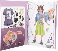 TOPModel tarrakirja Dress Me Up iso REBEL KITTY - 2