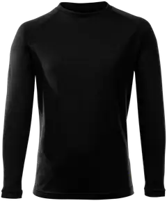 North Outdoor Sensitive lasten merinokerraston paita - MUSTA - 1