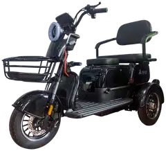 Arvo senioriskootteri p250 musta - 1