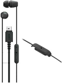 Sony langalliset nappikuulokkeet USB-C liitännällä IER‑EX15CB musta - 8