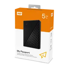 WD My Passport  ulkoinen kiintolevy 5TB portable HDD USB3.0 USB2.0 - 1