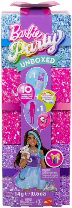 Barbie Party Unboxed Glam Series Lila - 2