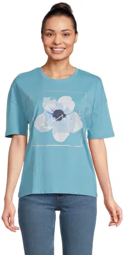 House naisten t-paita 213H261405 - milky blue - 1