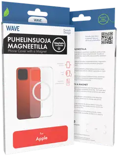 Wave MagSafe -yhteensopiva Puhelinsuoja, Apple iPhone 12 Pro / Apple iPhone 12, Kirkas - 1