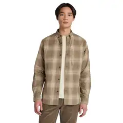 Timberland miesten flanellipaita Heavy Flannel Check - CHOCOLATE CHIP - 3