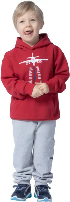 Ciraf lasten huppari plane 25pc261115 - 18-1657TCX SALSA - 7