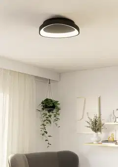 EGLO kattovalaisin Loretello LED 12W musta/valkoinen - 10