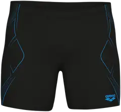 Arena Miesten Graphic Mid Jammer uimahousut - Black-Turquoise - 8