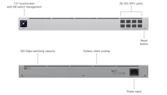 Ubiquiti 8-porttinen 10 gigabit SFP+ aggregointikytkin USW-AGGREGATION - 8
