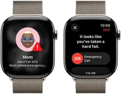 Apple Watch Series 11 GPS + Cellular 42mm luonnontitaani kotelo, lounnontitaani Milanese ranneke - MF8P4QN/A - 6