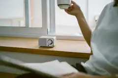 Sangean WR-7 Plus Bluetooth pöytäradio, vaalea tammi - 6