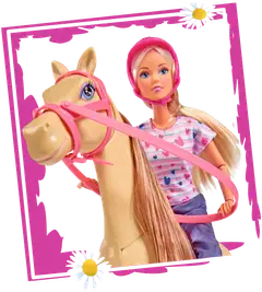 Simba Steffi Love ja hevonen, Riding Tour -leikkisetti - 3