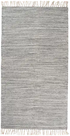 ihankotona puuvillamatto Kesälahti 80x250 cm harmaa - 1