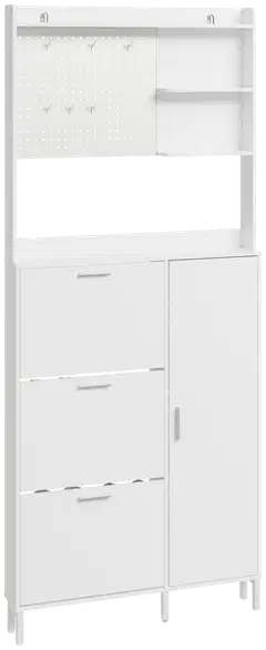 SoBuy kenkäkaappi valkoinen FSR232-W - 1