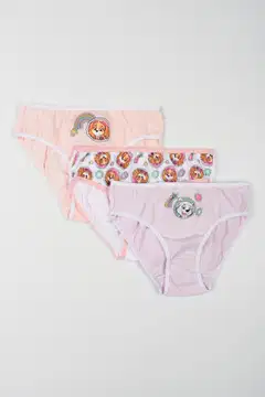 Lasten Ryhmä Hau -alushousut 3-pack - Lpink - 1