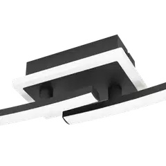 EGLO kattovalaisin Lungolago LED 12W 74x14 cm musta/valkoinen - 4