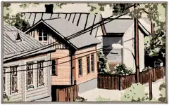 Vallila Naapurusto kynnysmatto 50x80 cm mint - 1