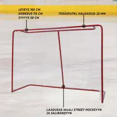 2 x street hockey maali - 2