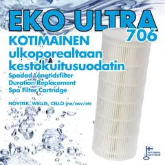 EKO ULTRA  706 ulkoporealtaan kestokuitusuodatin - 3