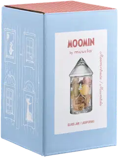 Moomin by Muurla lasipurkki Muumitalo 18,5cm - 5
