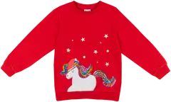 Ciraf lasten joulucollegepaita 25TC254020 - Salsa - 1