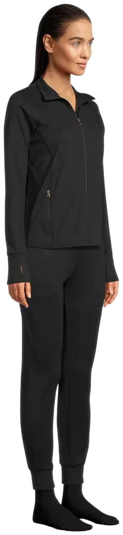 Danskin naisten treenitakki DPS23006 - BLACK - 4