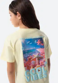 TEX lasten t-paita I276273 - YELLOW 3 - 2