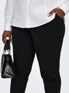 ONLY CARMAKOMA naisten caprit Carsania - BLACK - 6