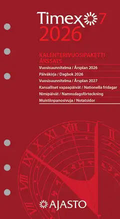 Ajasto taskukalenteri Timex 7 -vuosipaketti - 1