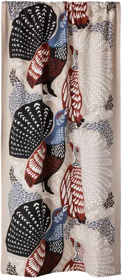 Sivuverho Metsänvartijat 140x250 cm beigeblue - 1