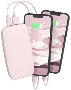 Fresh 'n Rebel Varavirtalähde 12000 mAh USB-C -liitännällä, Ultra Fast Charging, 20W PowerDelivery, Smokey Pink - 4