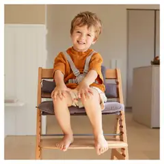 Hauck pehmustesetti syöttötuoliin Highchair Pad tummanharmaa - 20